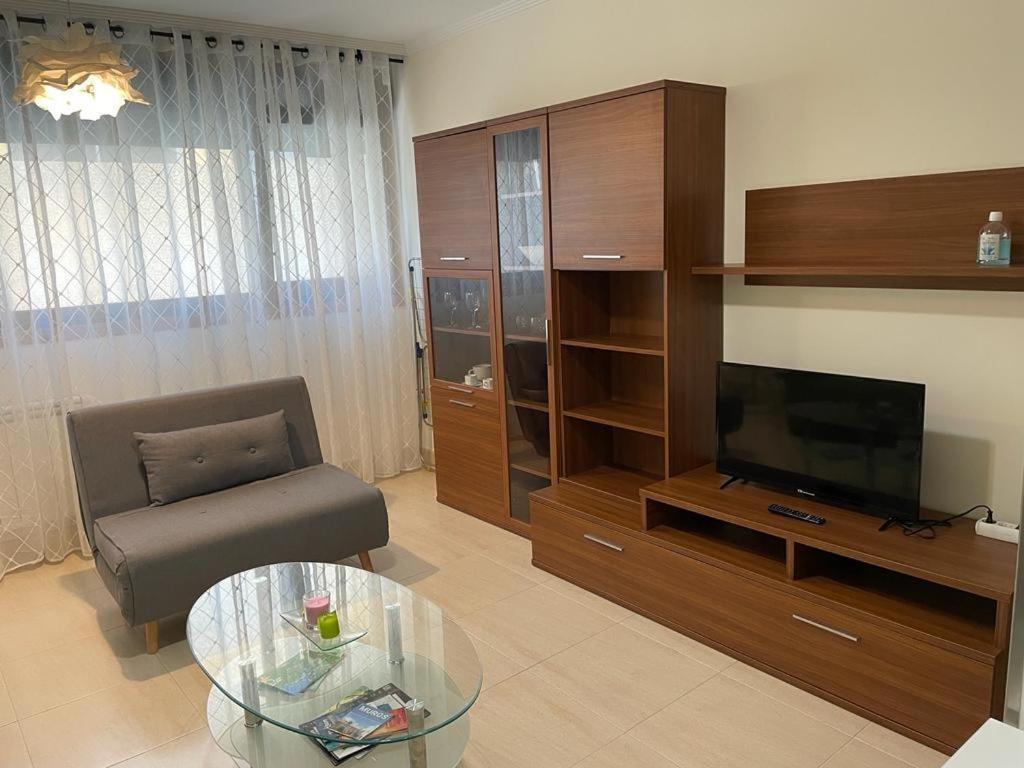 Apartamento En Porto Do Son Con Garaje Екстериор снимка